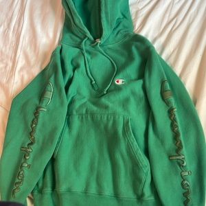 Vintage Green Champion Sweatshirt